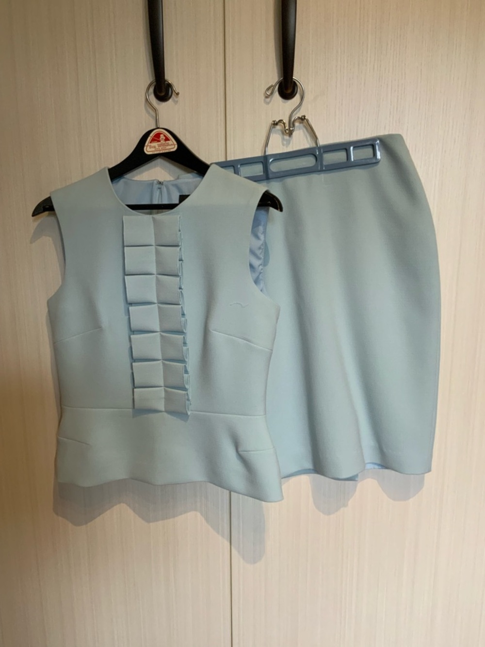 Sandra Angelozzi  Pastel Blue Two-Piece Set